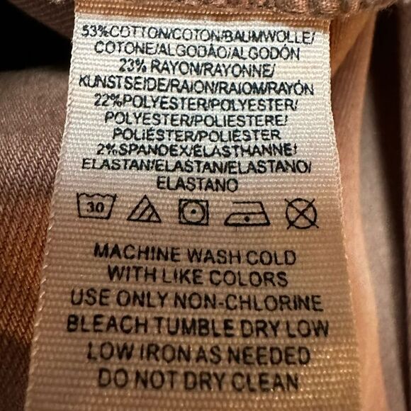 FREE PEOPLE Womens 27 Brownish Skinny Mid-rise Jeans Stretch Denim Cotton. EUC - Picture 7 of 7